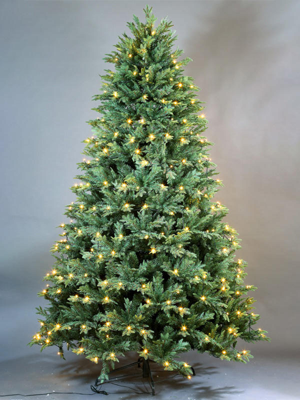 7 pies PE, PVC mezclado árbol de Navidad Navidad preiluminado