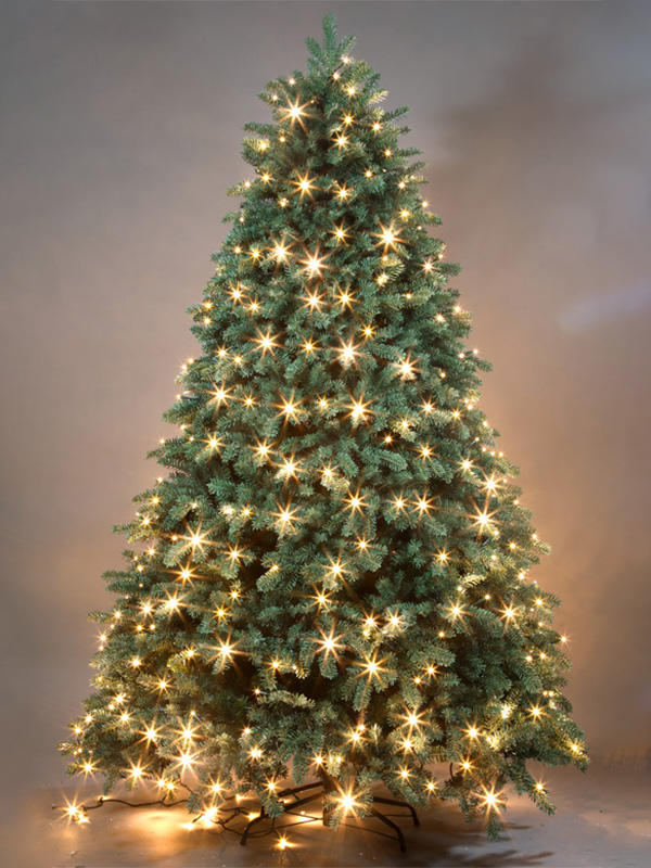 7 pies de lujo preiluminado árbol de Navidad PE PVC mezclado